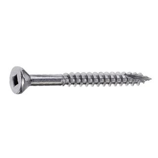 10g x 40mm Stainless Steel 316 Square Drive Self Embedding Screw