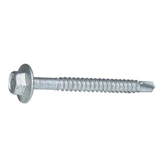 8g x 20mm Galvanised Self Drilling Tek Screws