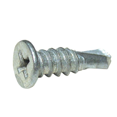 10g x 16mm Galvanised Self Drilling Flat Top Screws