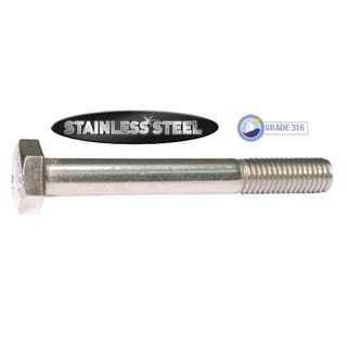 M10 x 60mm Stainless Hex Head Bolt