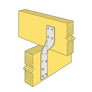 170 x 32mm Unitie Right Hand (Heavy Duty Joist Strap)