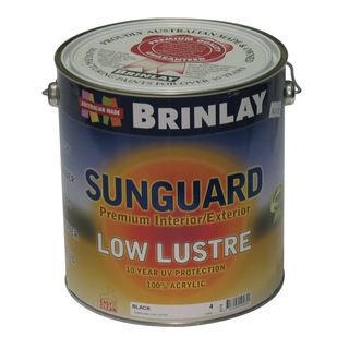 1Ltr Brinlay White Low Lustre Sunguard Paint