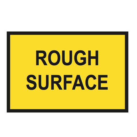 Rough Surface - Auminium Sign - Class 1 Reflective - 900 x 600mm