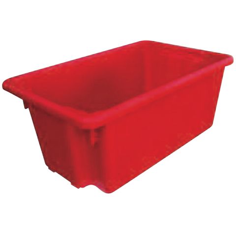 52 Ltr Red Crate 645 x 413 x 2