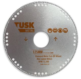 TUSK DIAMOND METAL CUT OFF WHEEL 115MM