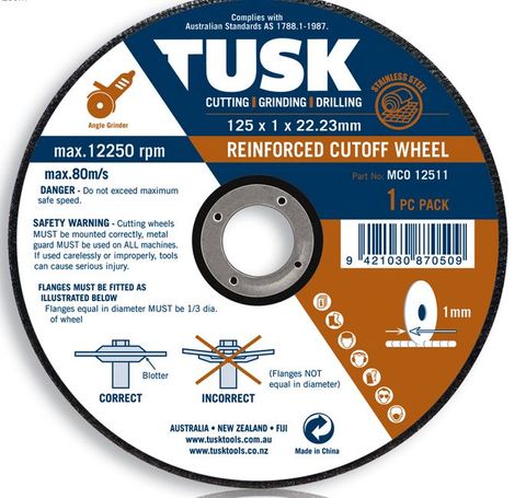 Tusk Thin Metal Cut Off Disc