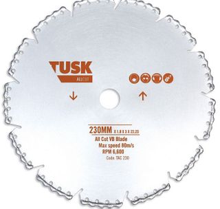 TUSK VB ALL CUT BLADE 230MM