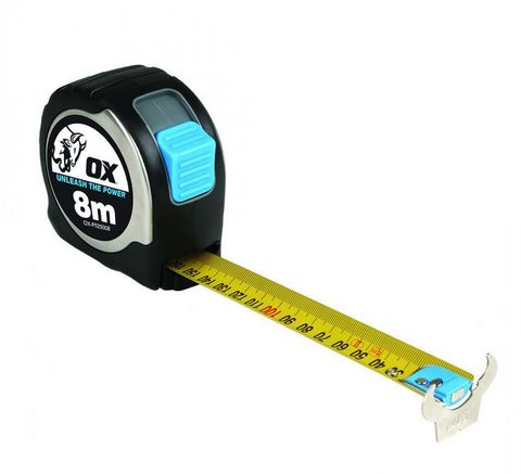 OX PRO SS TAPE MEASURE - 8M