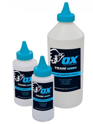 OX TRADE 4OZ LINE MARKING CHALK - BLUE