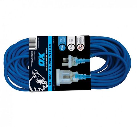 OX PRO 20M EXTENSION LEAD 10A