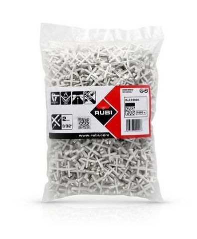 RUBI 2MM SPACERS 1000 PACK