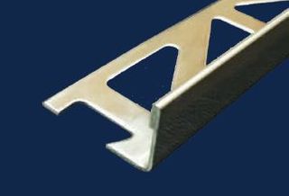 L ANGLE BRIGHT SILVER 6MM TRIM