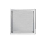 BRUSHED STAINLESS NICHE 300h x 300w x 100d mm