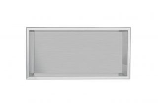 BRUSHED STAINLESS NICHE 300h x 600w x100d mm
