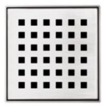 TRANQUILITY SQUARE POINT DRAIN 110X110X21MM