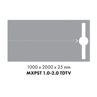 MARMOX SHOWER TRAY 1 X 2M TROUGH DRAIN TRAVERSE 10 - 35mm