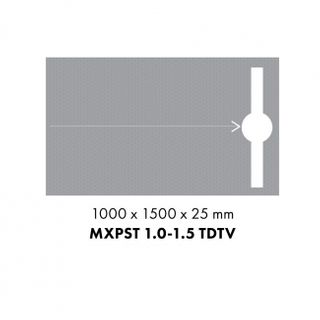 MARMOX SHOWER TRAY 1 X 1.5M TRAVERSE  TROUGH DRAIN