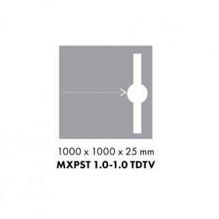 MARMOX  SHOWER TRAY 1 X 1M TROUGH DRAIN TRAVERSE