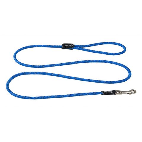 Rogz Classic Rope Lead Blue Med