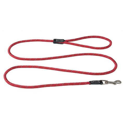 Rogz Classic Rope Lead Red Med