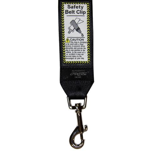 Rogz Car-safe Safety Belt Clip Black