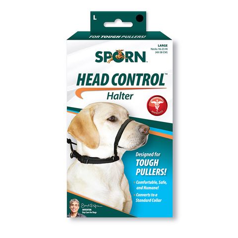 Sporn Head Halter Black Lge