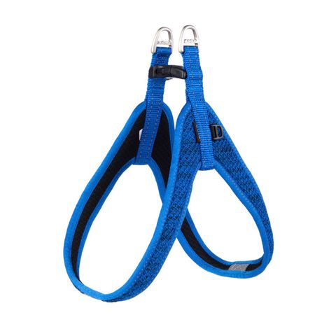 Rogz Specialty Fast Fit Harness Blue Med/Lge
