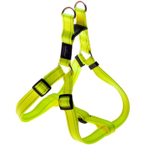 Rogz Classic Step-In Harness Dayglo Yellow Xlge