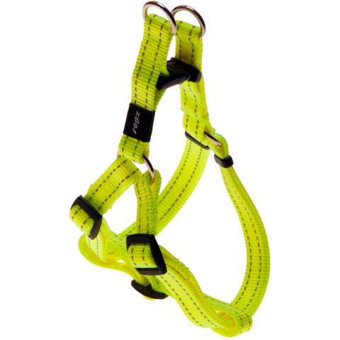 Rogz Classic Step-In Harness Dayglo Yellow Med