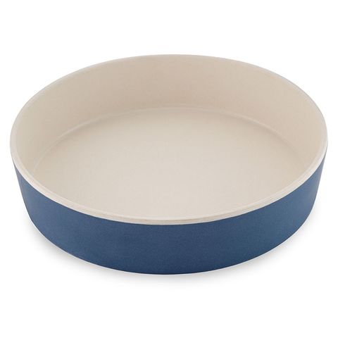 Beco Printed Bamboo Cat Bowl Midnight Blue