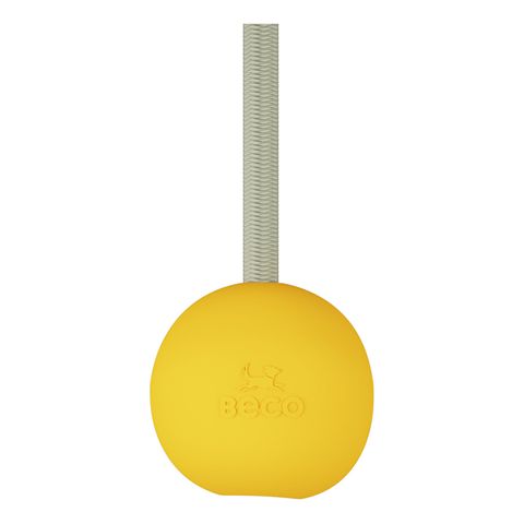 Beco Rubber Slinger Ball for Fetch Yellow