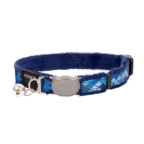 Rogz Fashioncat Collar Amphibian Blue Sml