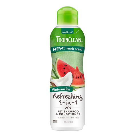 TropiClean Shampoo & Conditioner Watermelon Refreshing 2-in-