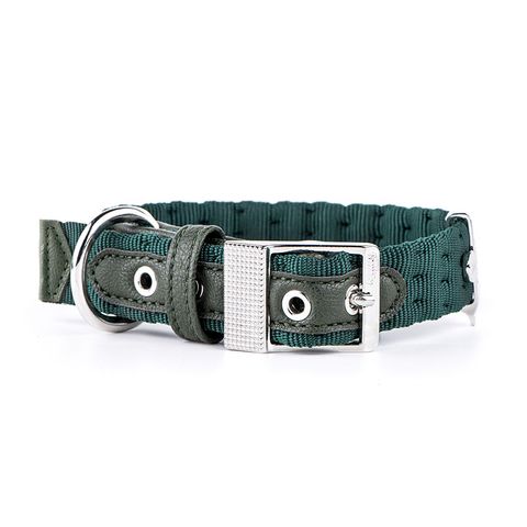 My Family Milano Nylon Collar Green Lge