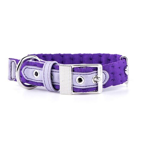 My Family Milano Nylon Collar Purple Med/Lge