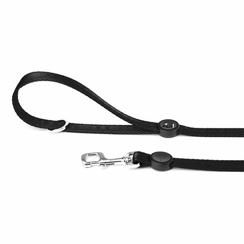 My Family Memo Pet Tape Leash Black (16mm wide 110cm long)