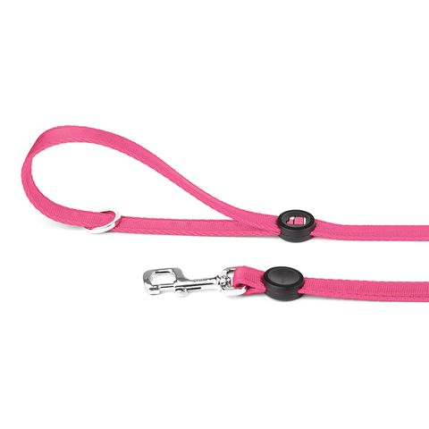 My Family Memo Pet Tape Leash Pink (16mm wide 110cm long)