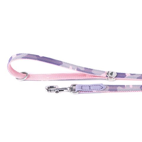 My Family West Point Nylon & Rope Leash Pink Sml