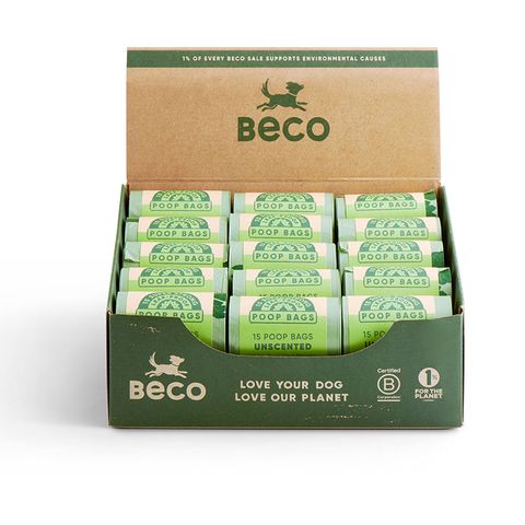 Beco Unscented Poop Bags 30pk Single Rolls