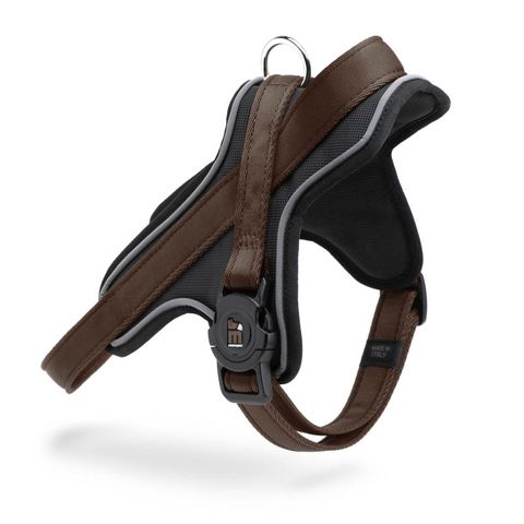 My Family Memo Pet Harness Brown Med