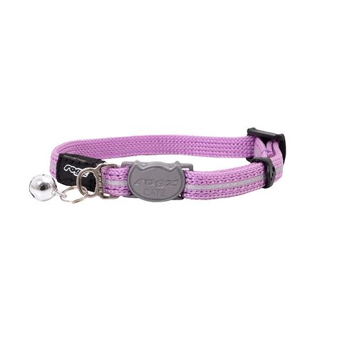 Rogz Alleycat Safety Release Collar Lilac Xsml