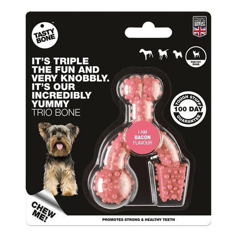 Tasty Bone Nylon Trio Bacon Toy