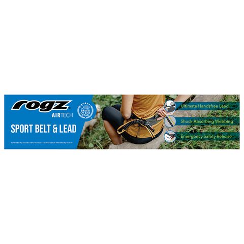 Rogz AirTech Header Card Sport Belt & Lead