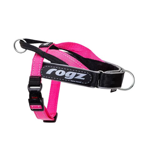 Rogz Utility LetzGo Personalised Harness Pink Sml