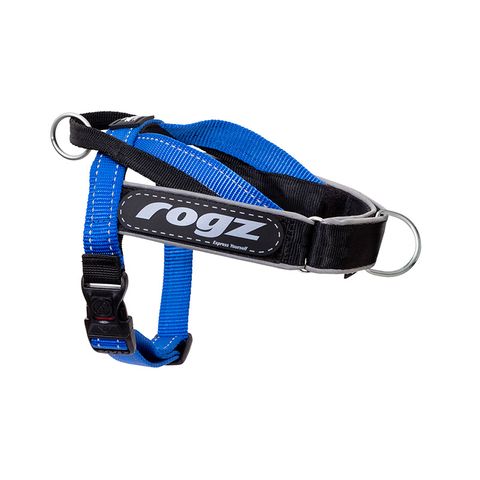 Rogz Utility LetzGo Personalised Harness Blue Sml