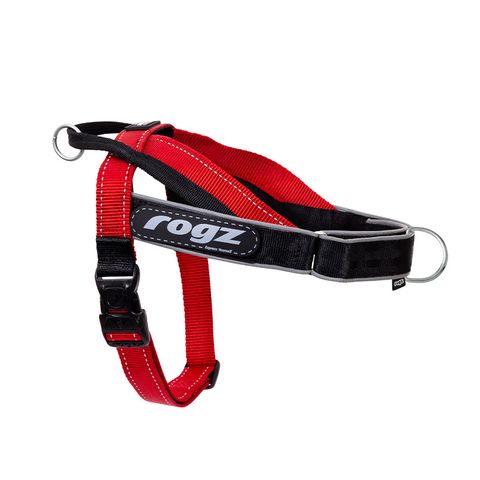 Rogz Utility LetzGo Personalised Harness Red Med/Lge