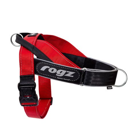 Rogz Utility LetzGo Personalised Harness Red Lge