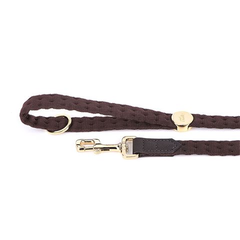 My Family Milano Nylon Leash Brown Sml