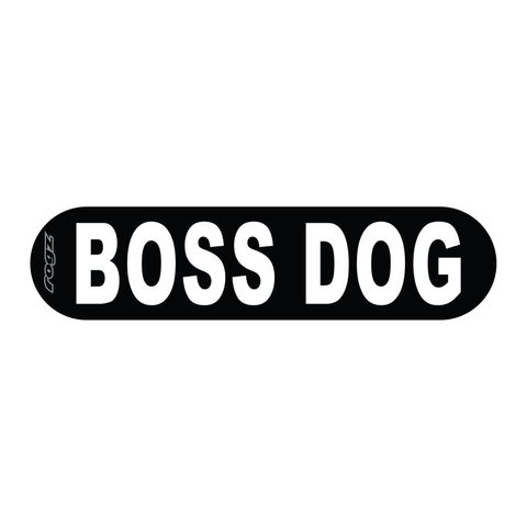 Rogz Personalised Pre-Made Badge Boss Dog Sml