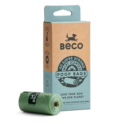 Beco Mint Scented Poop Bags 60pk